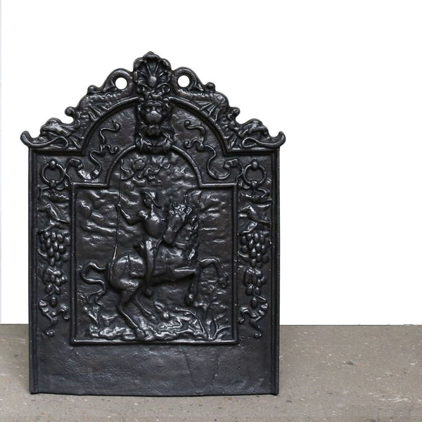 Antique Reclaimed Cast Iron Fireback - The Architectural Forum