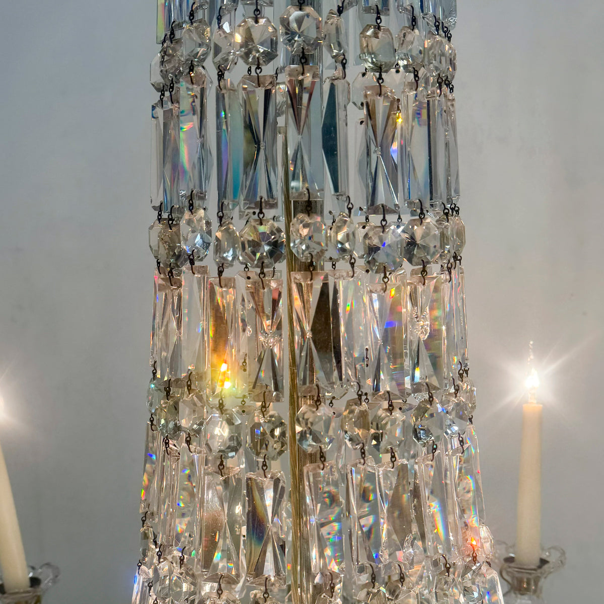 Reclaimed Antique Crystal Chandelier | 12 Arm | The Architectural Forum