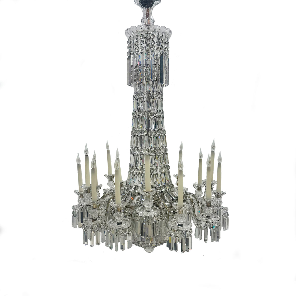 Reclaimed Antique Crystal Chandelier | 12 Arm | The Architectural Forum