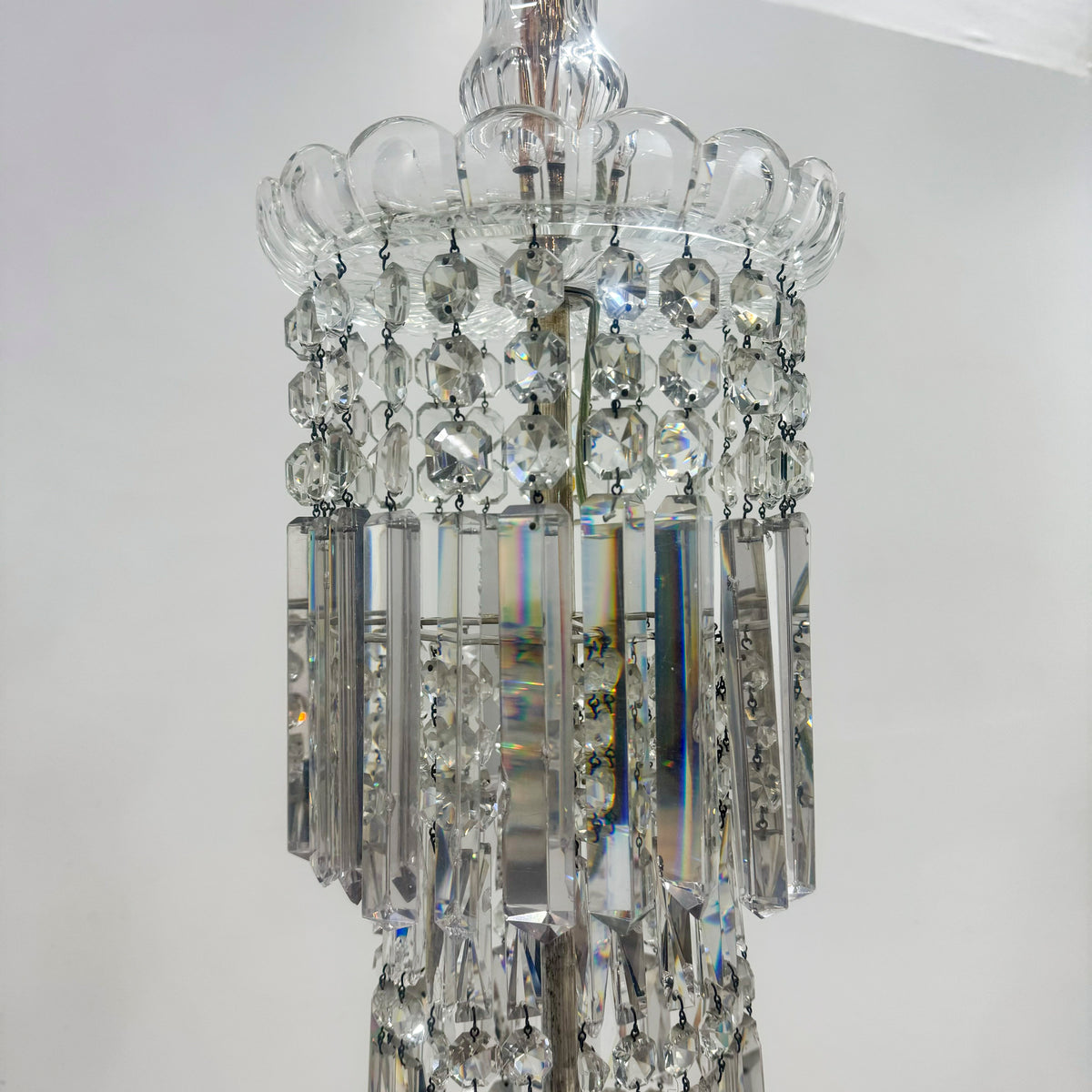 Reclaimed Antique Crystal Chandelier | 12 Arm | The Architectural Forum