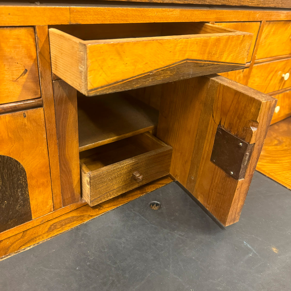 18th Century European Cylinder Bureau Bookcase | The Architectural Forum