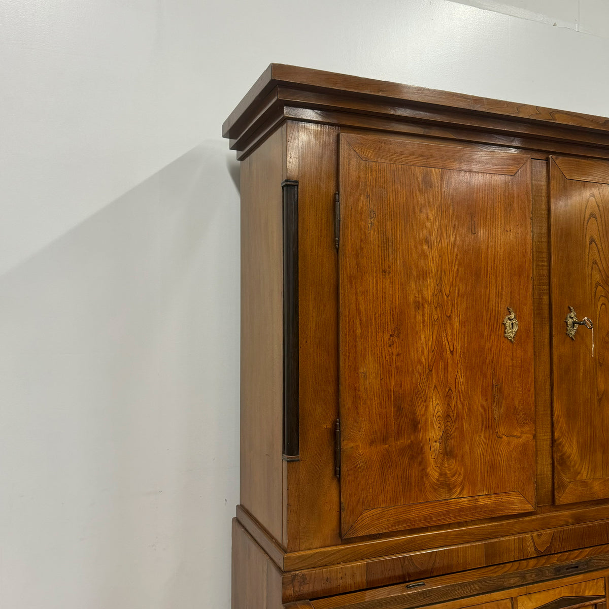 18th Century European Cylinder Bureau Bookcase | The Architectural Forum