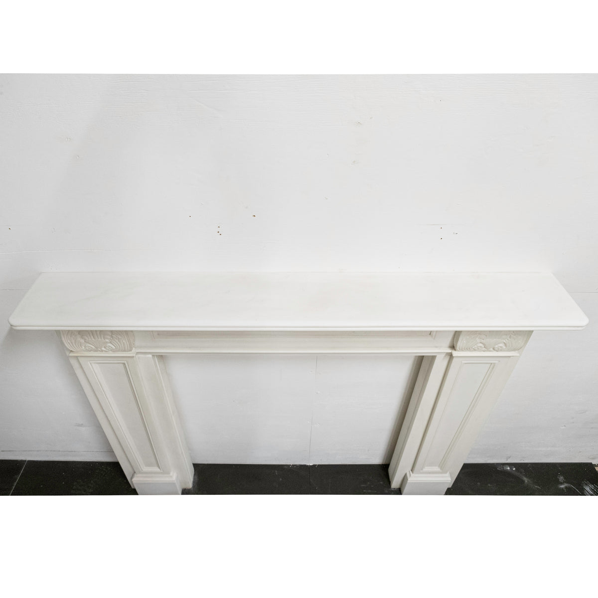 Regency Style Statuary Marble Surround with Acanthus | Pair Available | The Architectural Forum