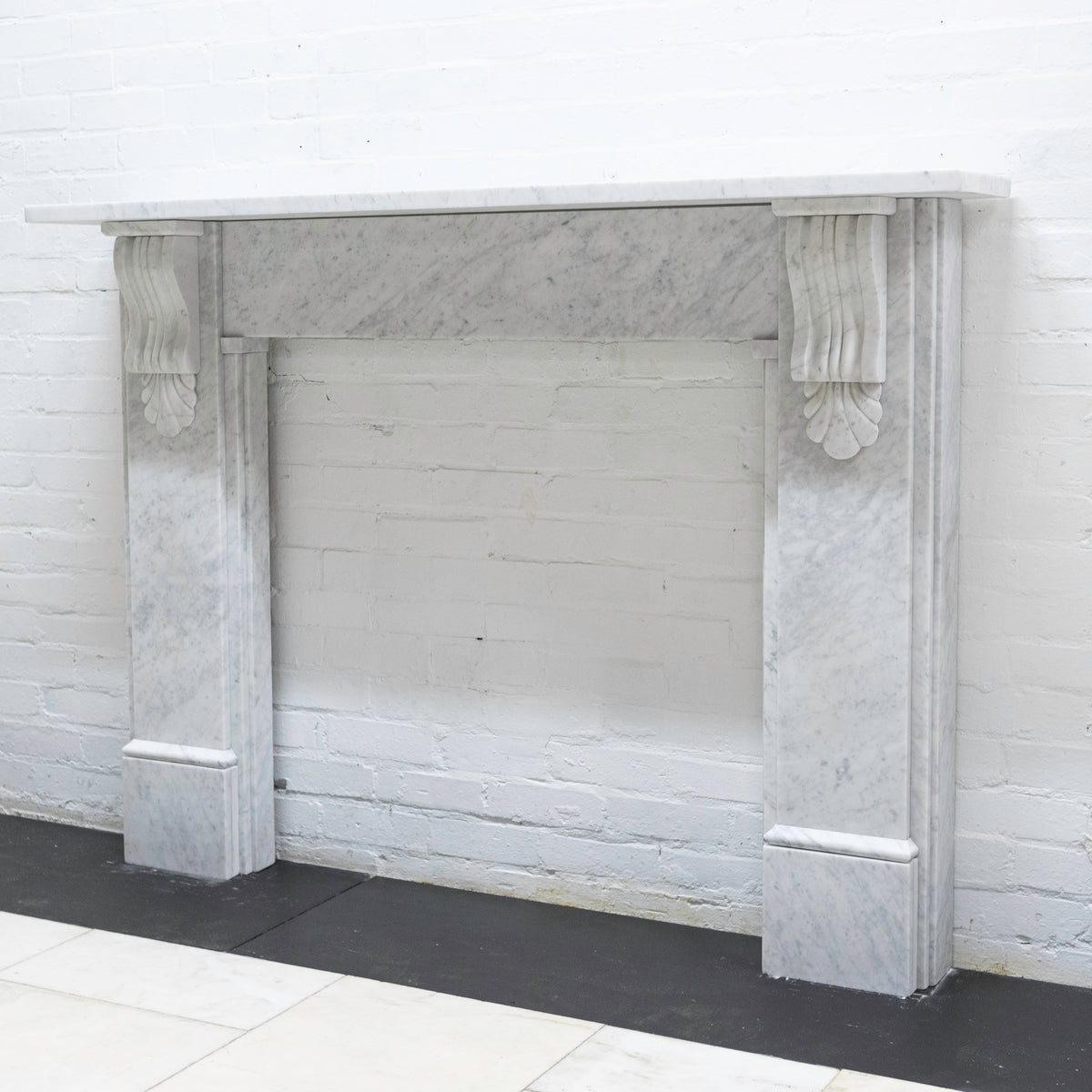 Antique Victorian Marble Corbel Fireplace | The Architectural Forum