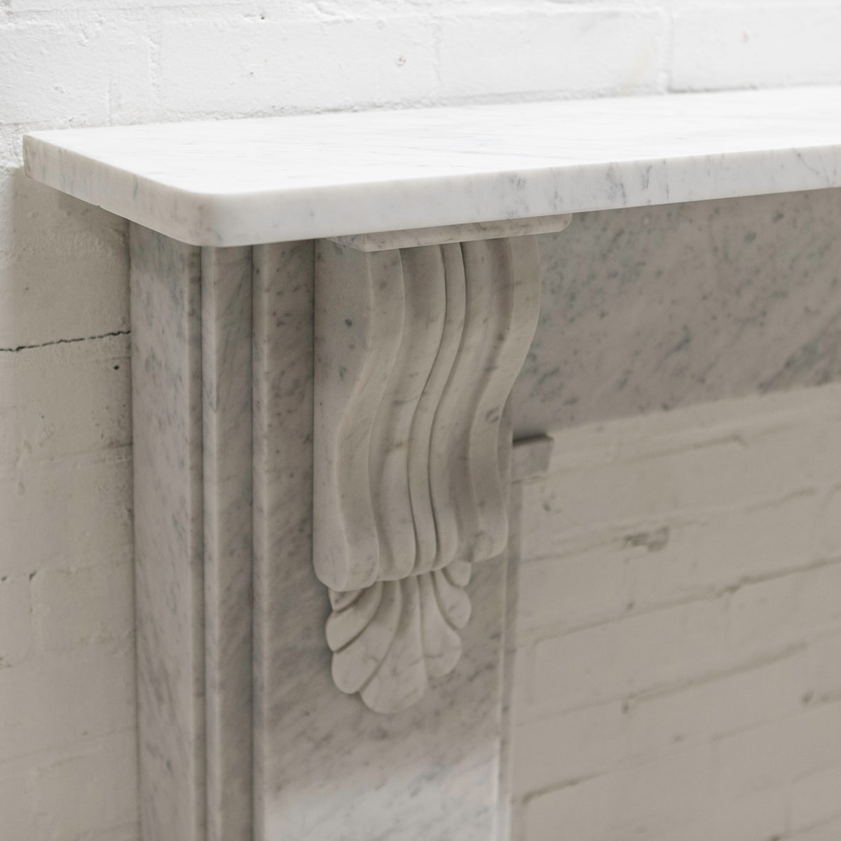 Antique Victorian Marble Corbel Fireplace | The Architectural Forum