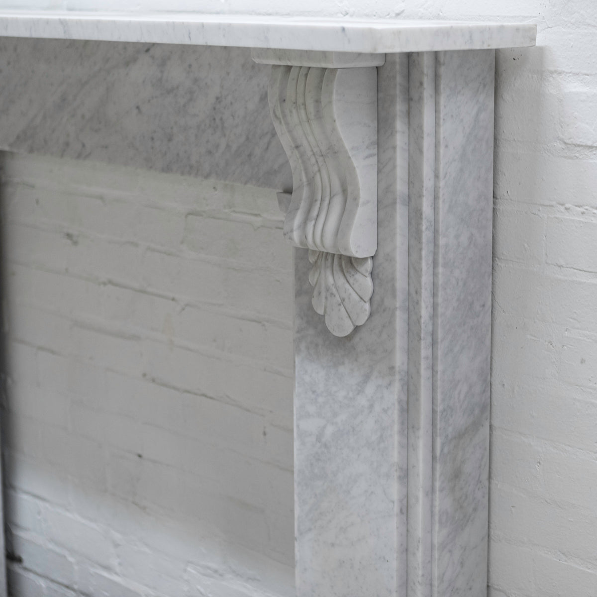 Antique Victorian Marble Corbel Fireplace | The Architectural Forum