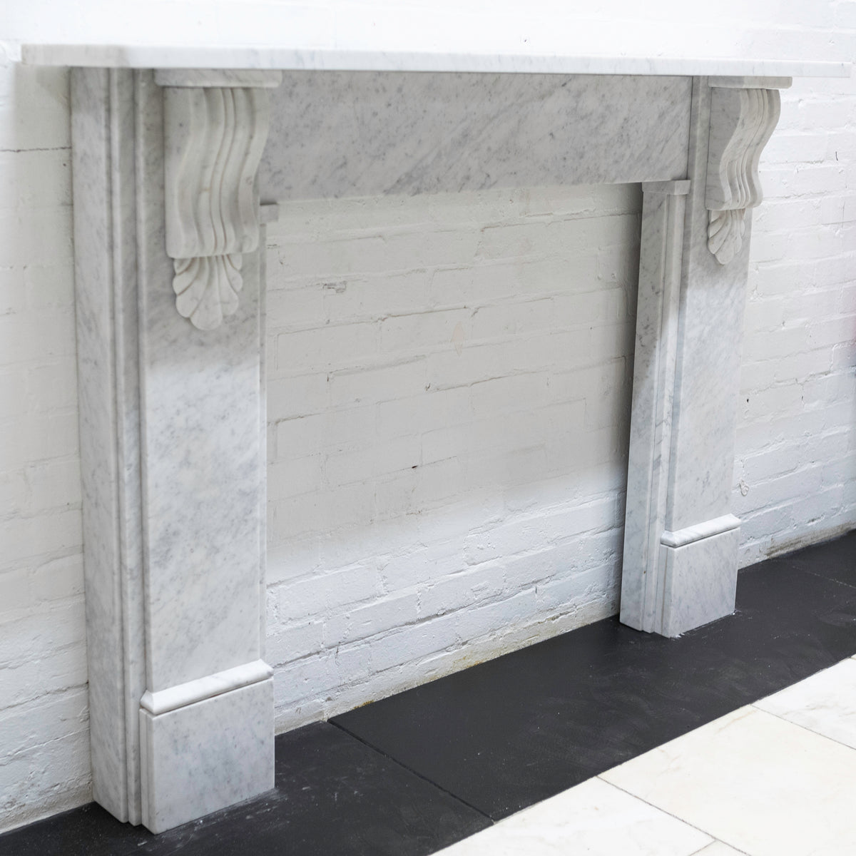 Antique Victorian Marble Corbel Fireplace | The Architectural Forum