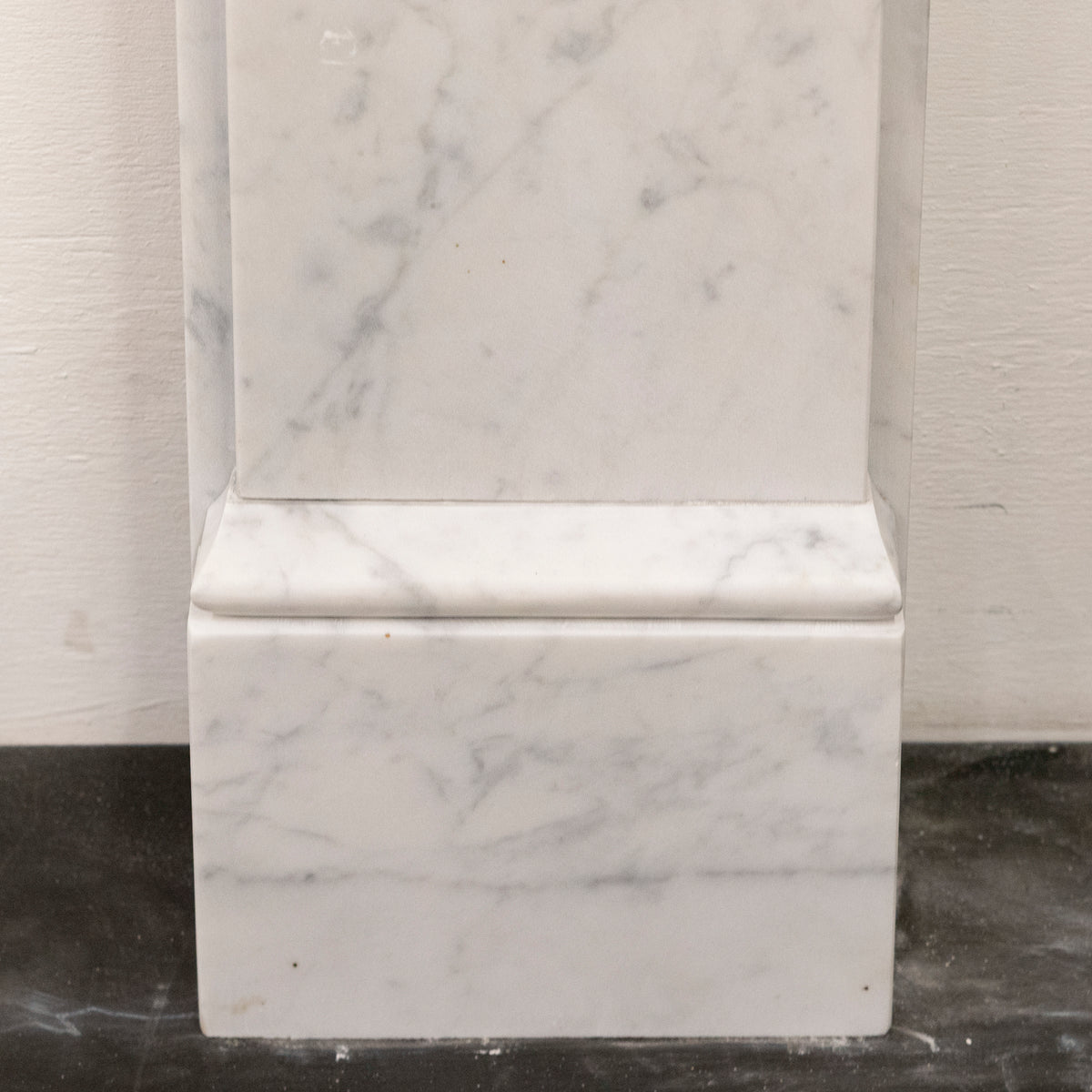 Antique Victorian Marble Corbel Fireplace