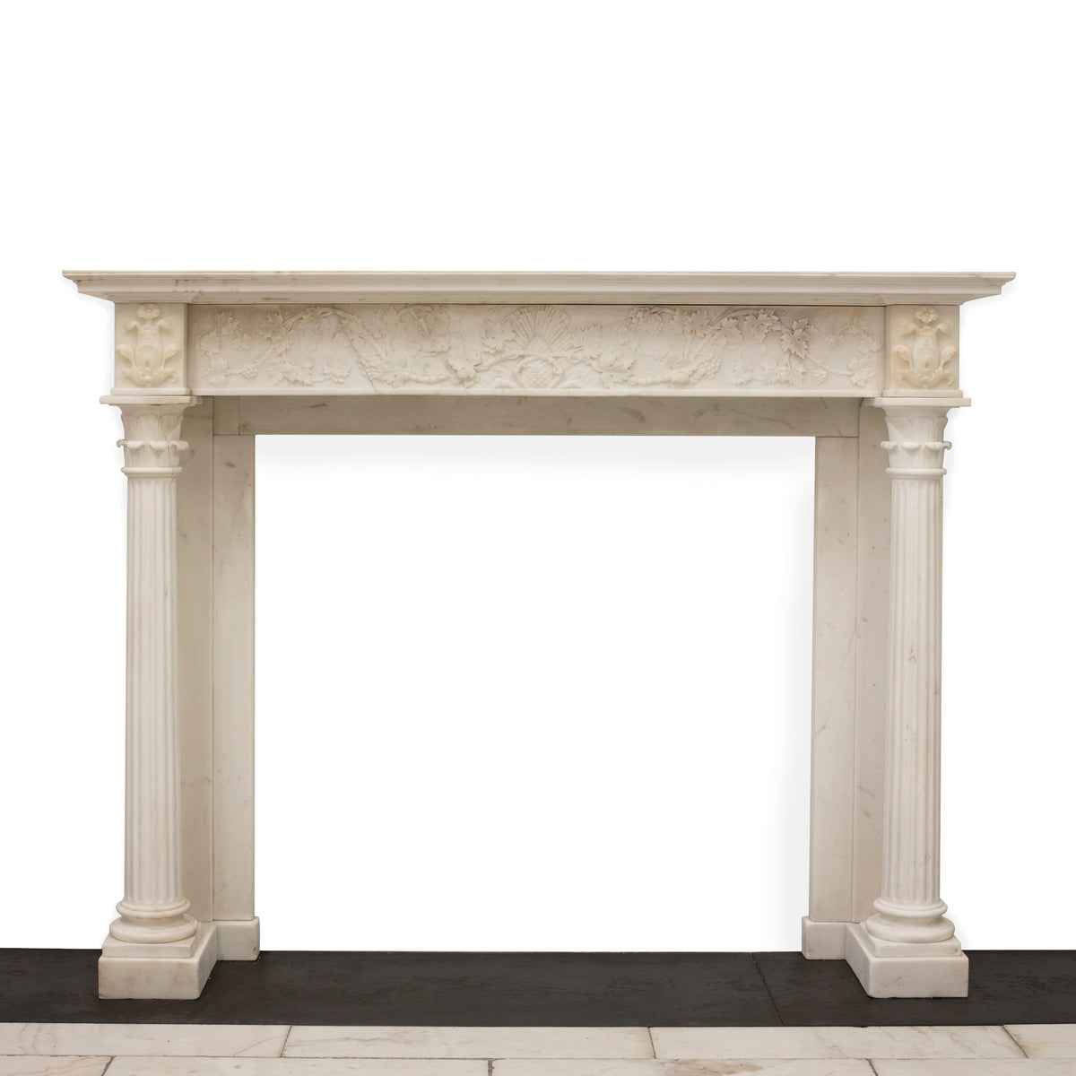 Antique Early 19th Century Marble Fireplace Surround | The Architectural Forum