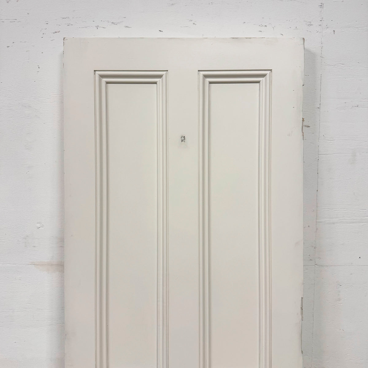 Reclaimed White Tulip Wood 4 Panel Door - 197.5cm x 76cm | The Architectural Forum