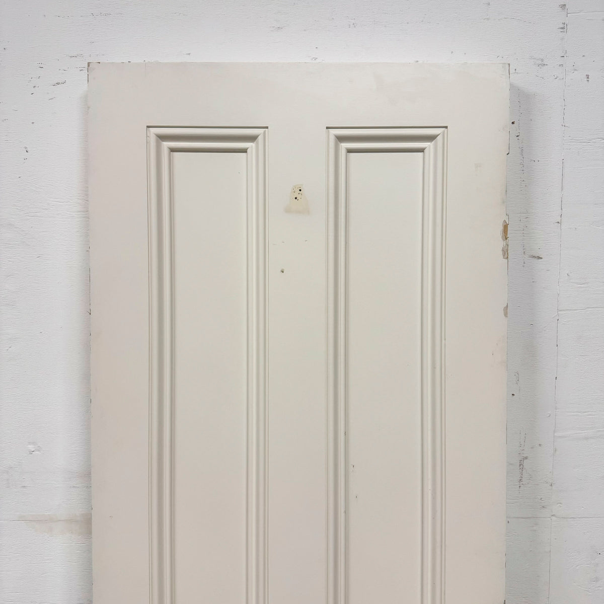 Reclaimed White Tulip Wood 4 Panel Door - 202cm x 69cm | The Architectural Forum