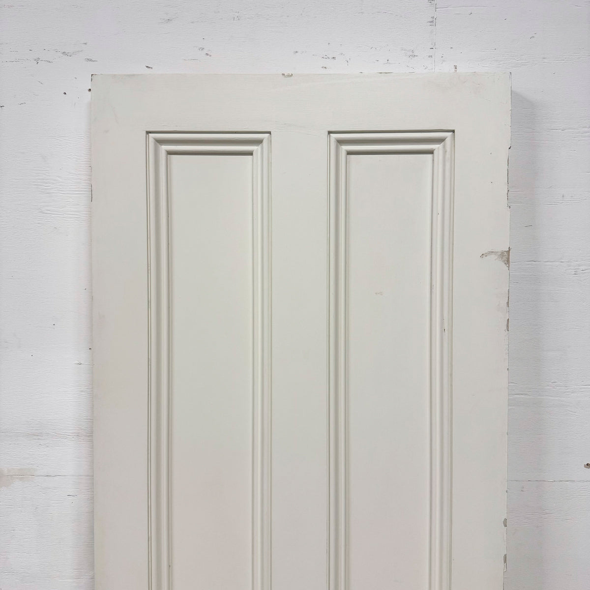 Reclaimed White Tulip Wood 4 Panel Door - 198.5cm x 74.5cm | The Architectural Forum