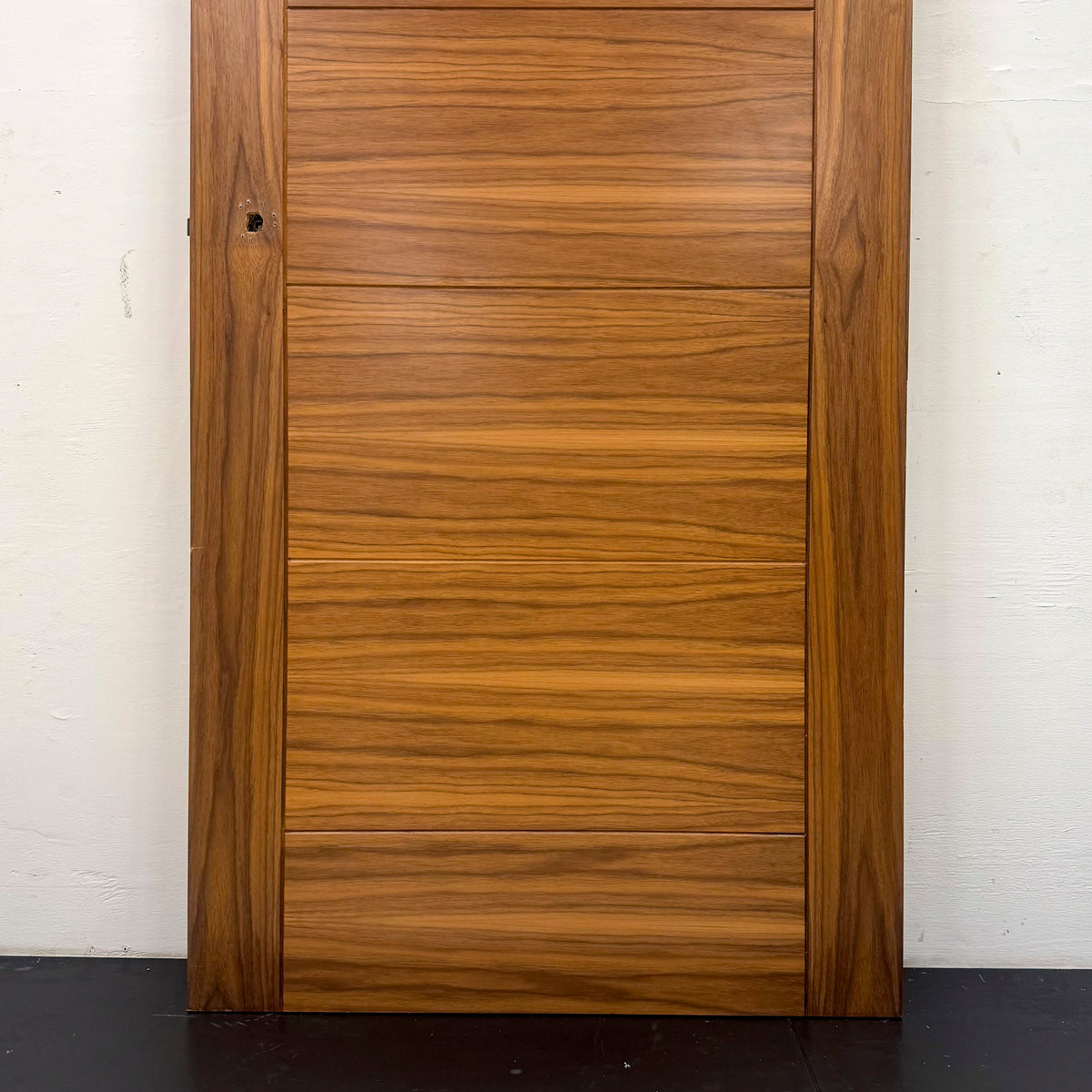 Modern Walnut Veneered Clothworker Fire Door - 210cm x 91.5cm | The Architectural Forum