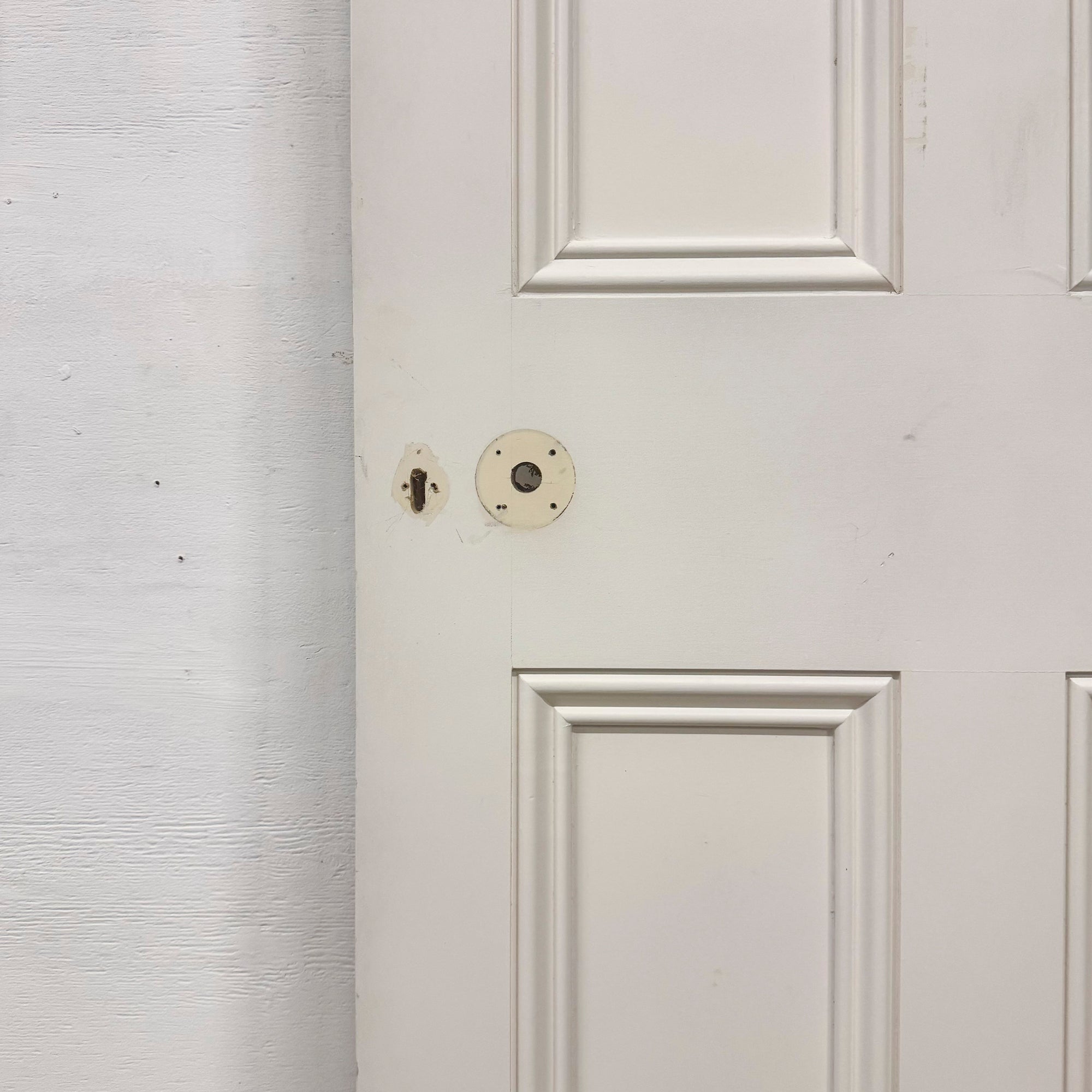 Reclaimed White Tulip Wood 4 Panel Door - 197.5cm x 75cm | The Architectural Forum