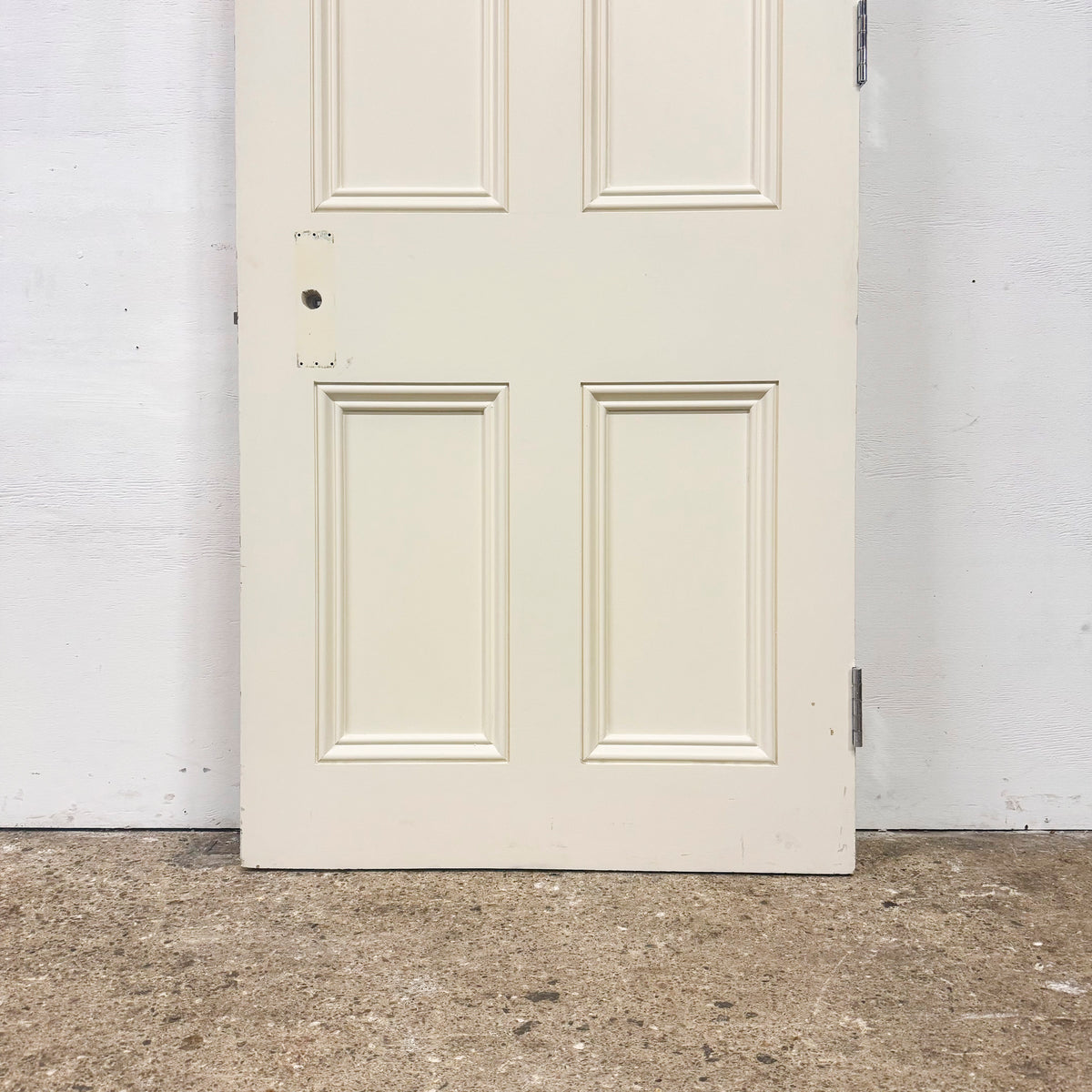 Reclaimed White Tulip Wood 4 Panel Door - 216cm x 81.5cm | The Architectural Forum