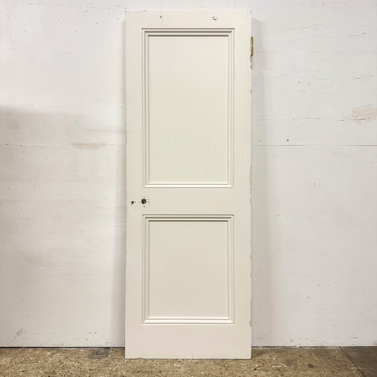 Reclaimed White Tulip Wood 2 Panel Door - 198cm x 72cm | The Architectural Forum