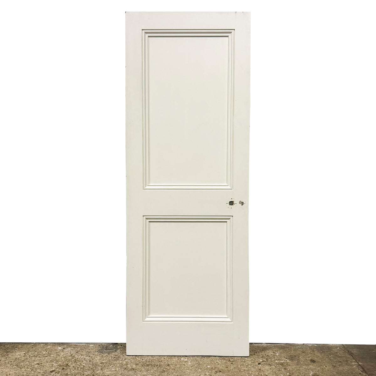 Reclaimed White Tulip Wood 2 Panel Door - 198cm x 72cm | The Architectural Forum