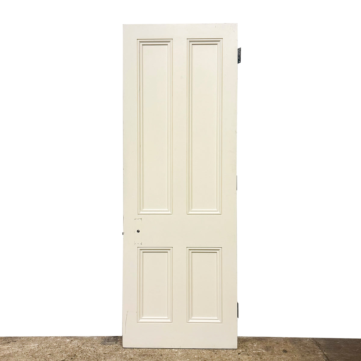 Reclaimed White Tulip Wood 4 Panel Door - 219cm x 77.5cm | The Architectural Forum