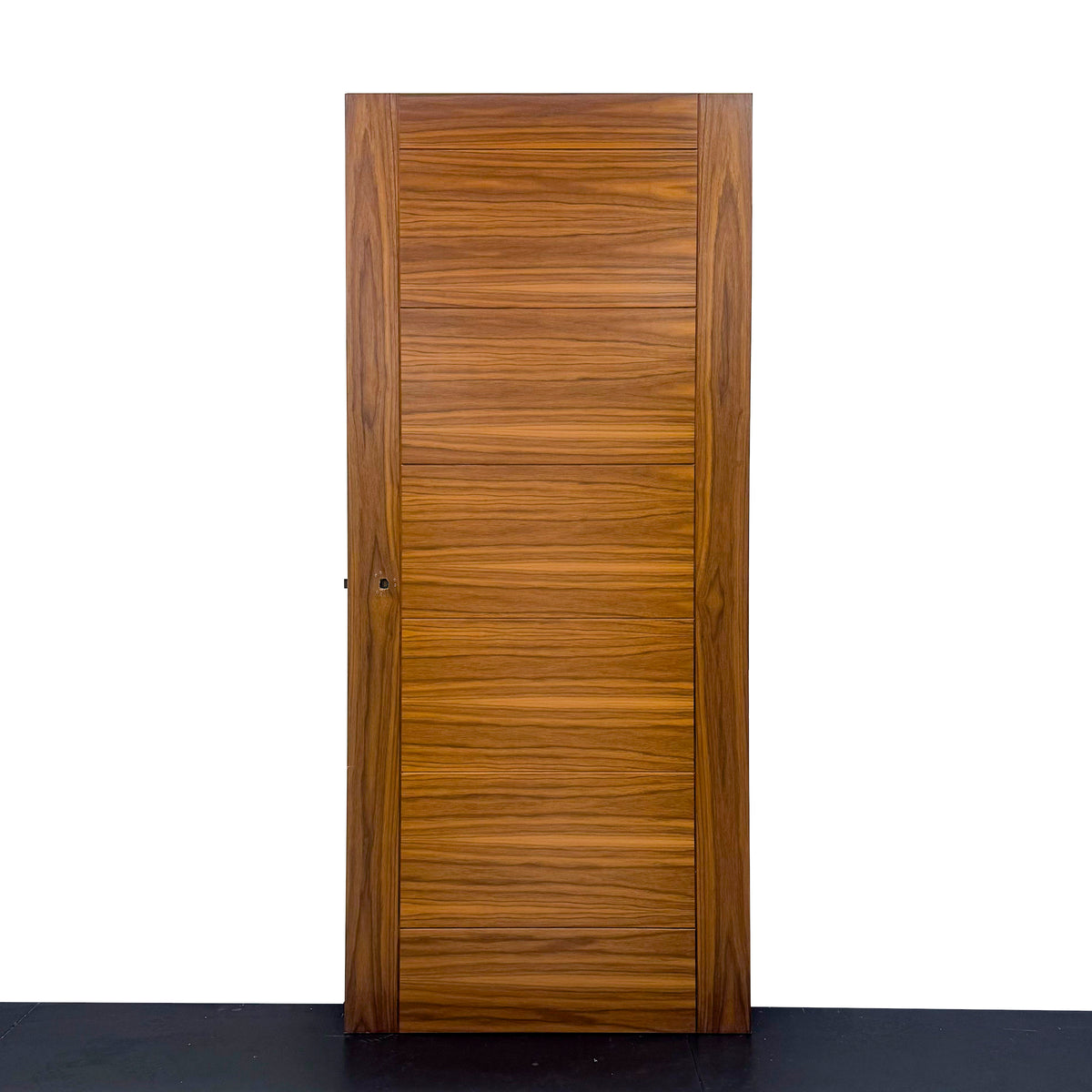 Modern Walnut Veneered Clothworker Fire Door - 210cm x 91.5cm | The Architectural Forum