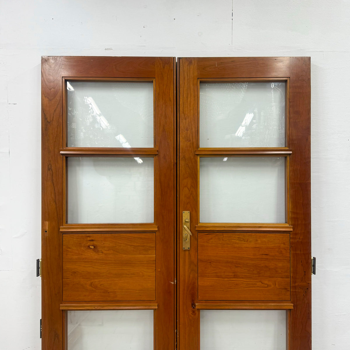 Clothworkers&#39; Pair Walnut Glazed Doors - 238cm x 142.5cm | The Architectural Forum