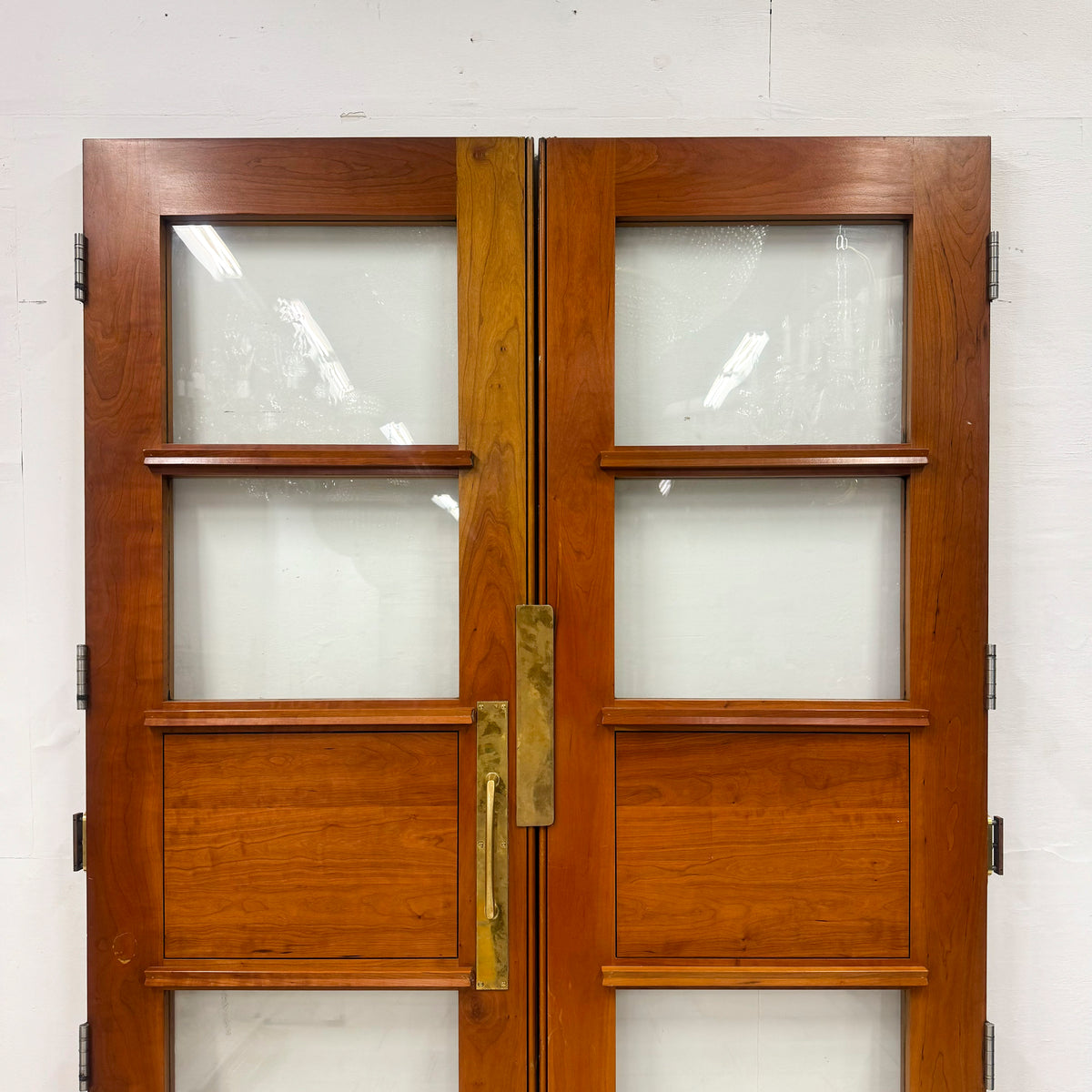 Clothworkers&#39; Pair Walnut Glazed Doors - 238cm x 142.5cm | The Architectural Forum