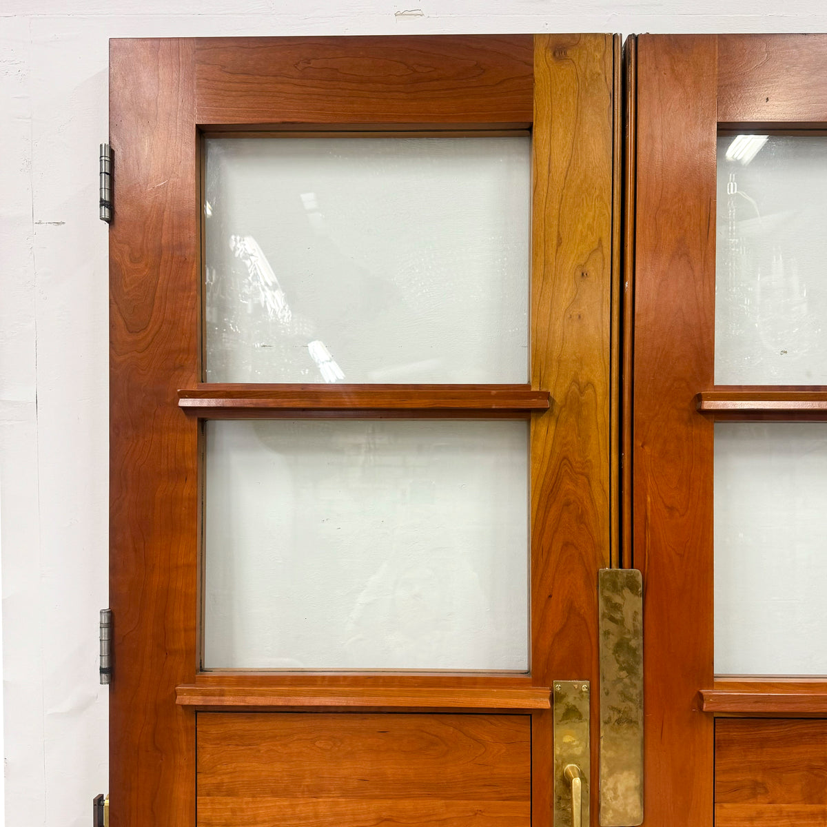 Clothworkers&#39; Pair Walnut Glazed Doors - 238cm x 142.5cm | The Architectural Forum