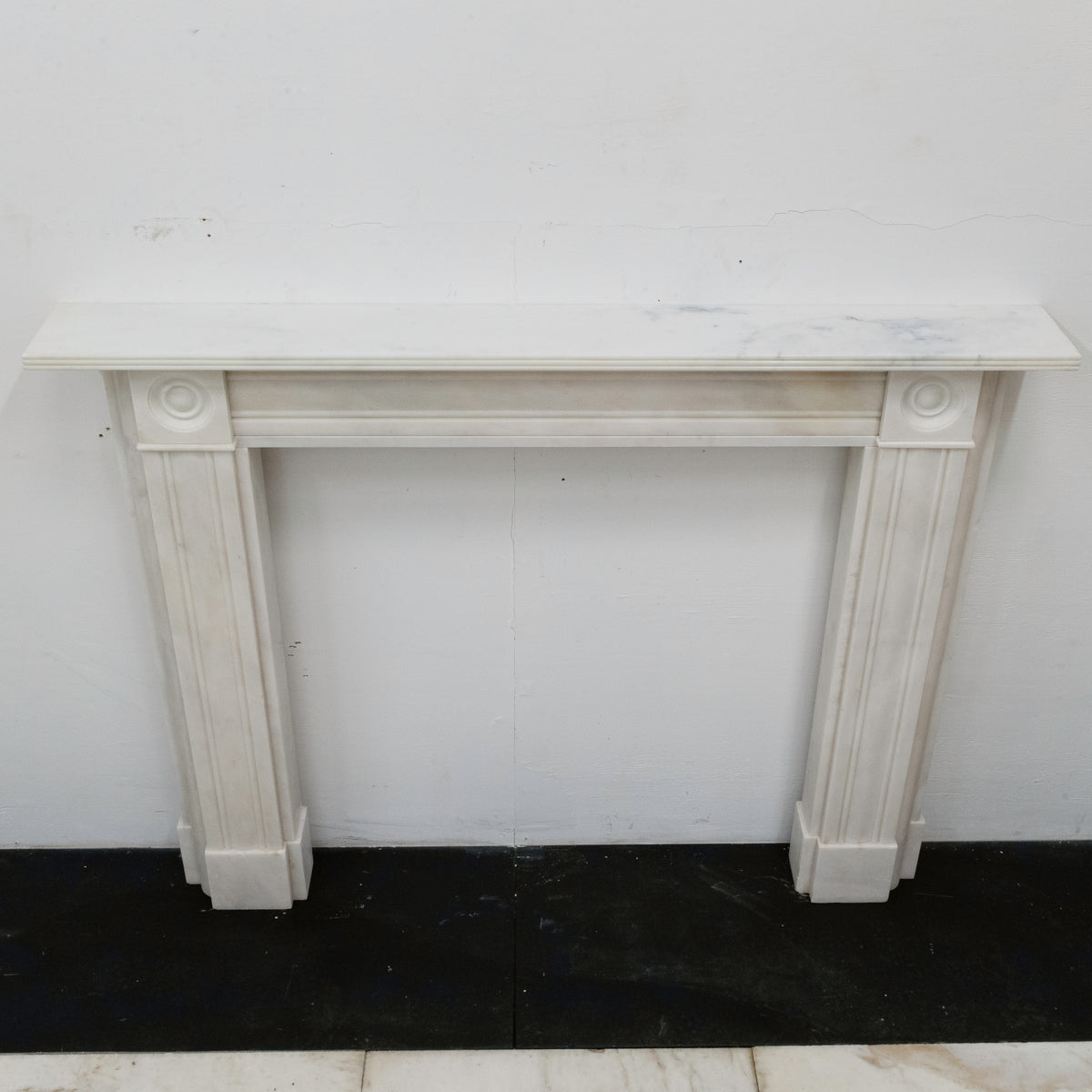 Reclaimed Georgian Style Statuary Marble Fireplace | The Architectural Forum