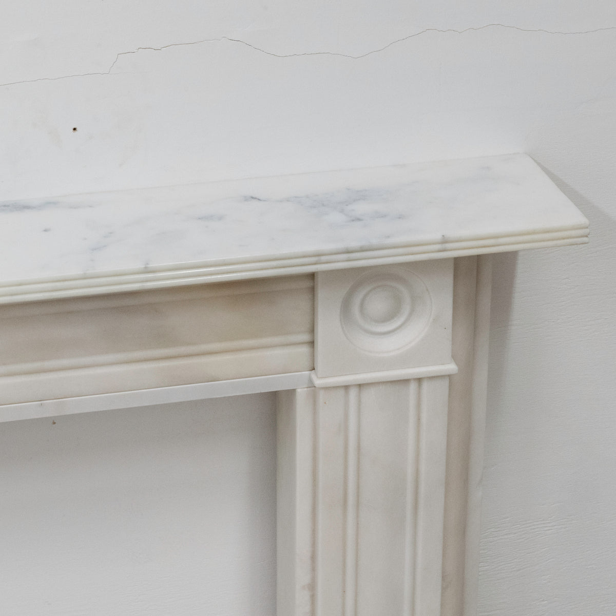 Reclaimed Georgian Style Statuary Marble Fireplace | The Architectural Forum