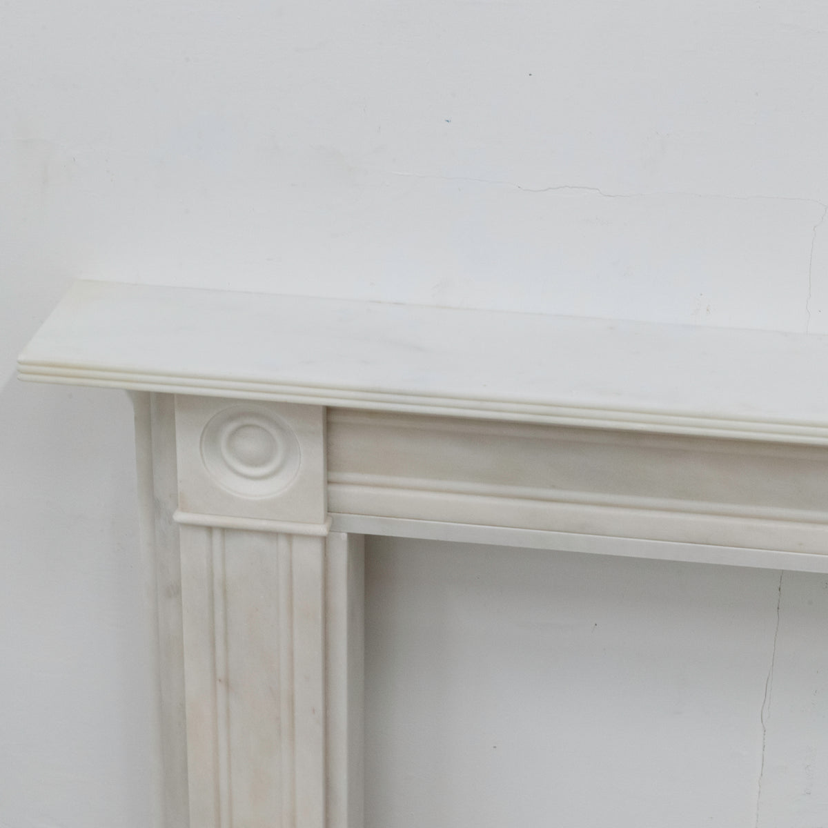 Reclaimed Georgian Style Statuary Marble Fireplace | The Architectural Forum