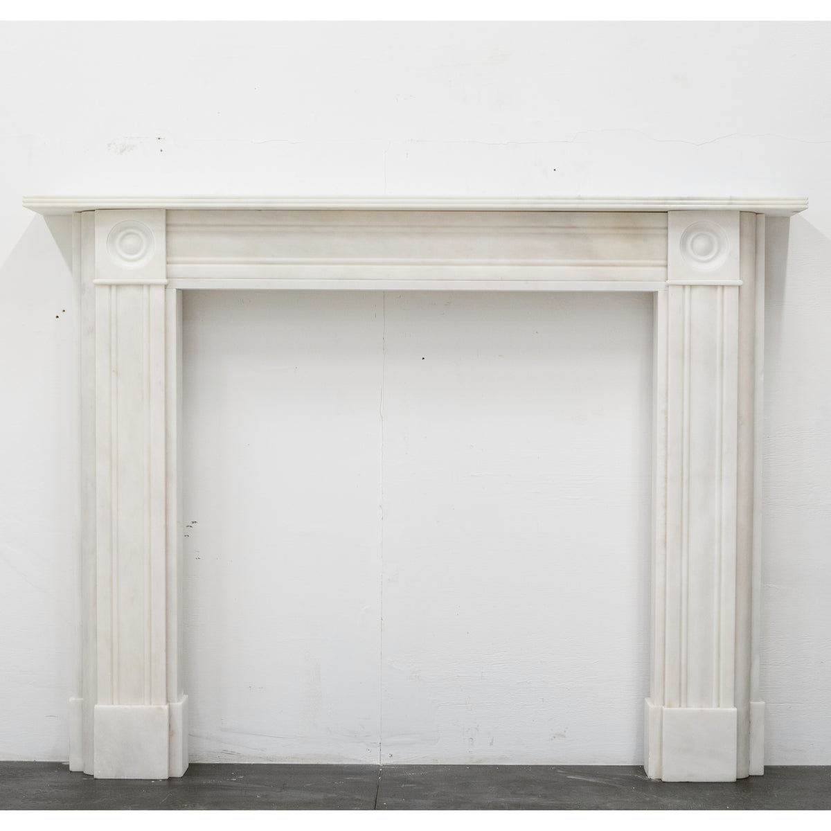 Reclaimed Georgian Style Statuary Marble Fireplace | The Architectural Forum