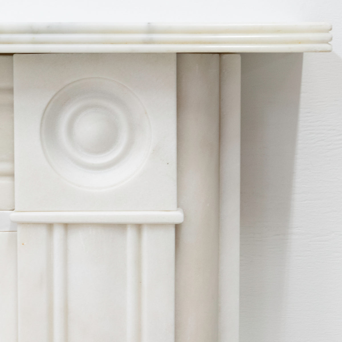 Reclaimed Georgian Style Statuary Marble Fireplace | The Architectural Forum