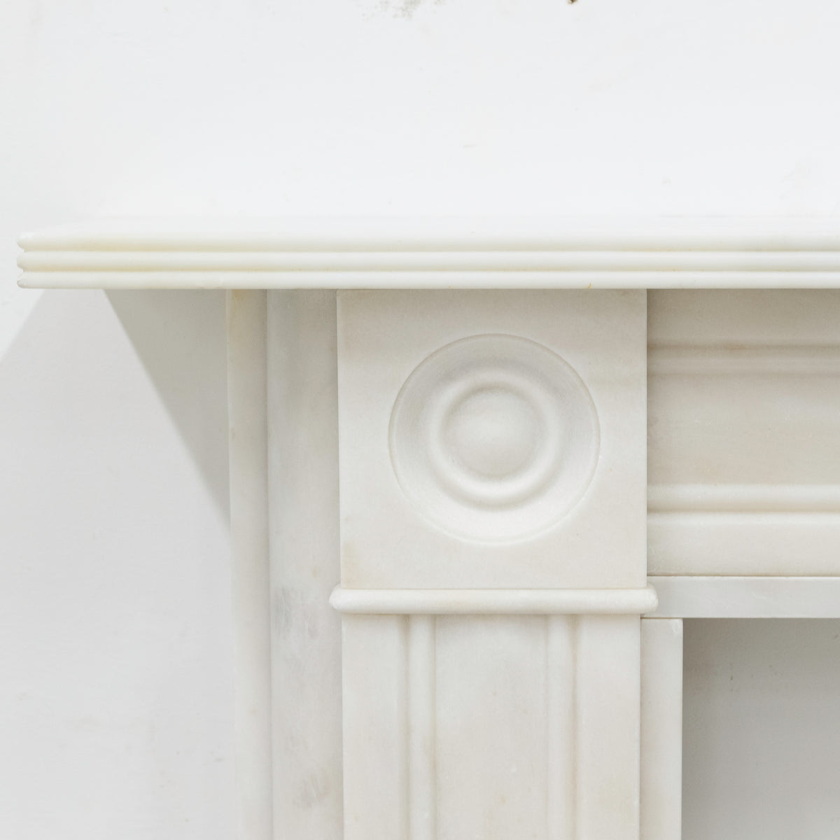 Reclaimed Georgian Style Statuary Marble Fireplace | The Architectural Forum