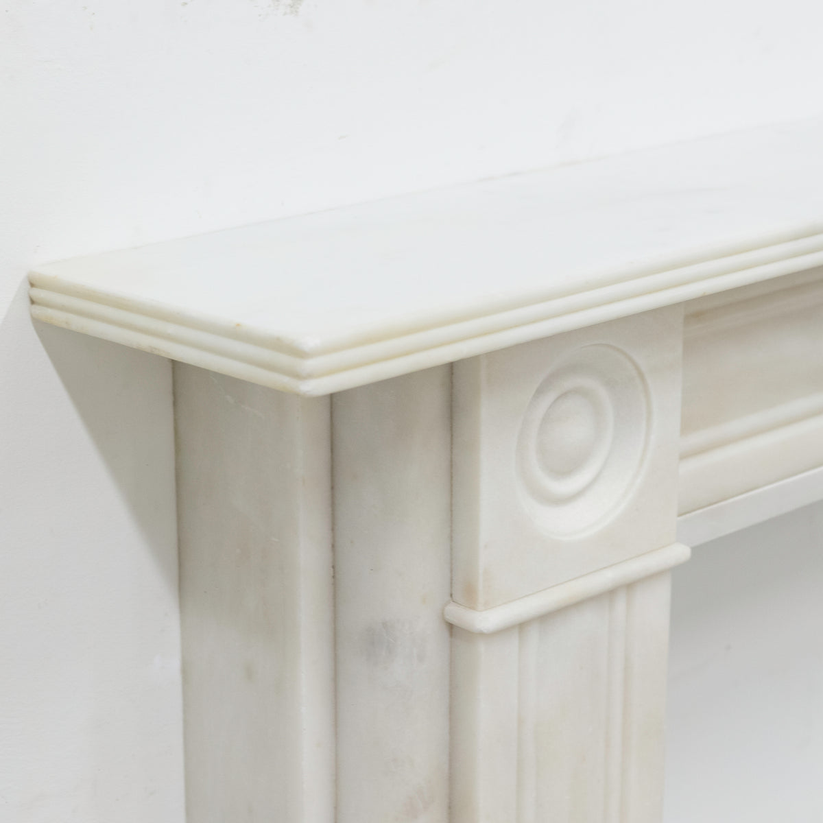 Reclaimed Georgian Style Statuary Marble Fireplace | The Architectural Forum