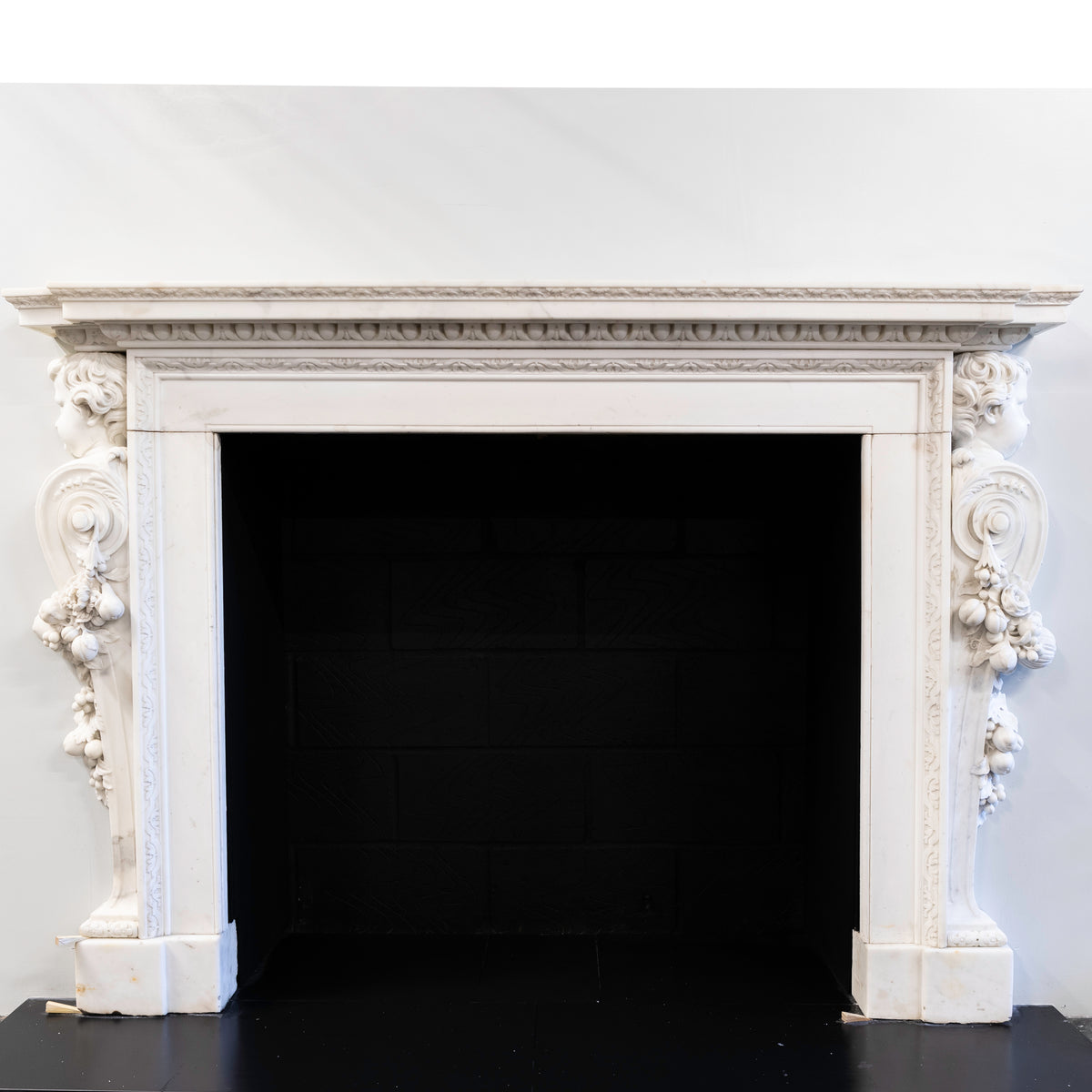 18th Century English Baroque Marble Fireplace | Appuldurcombe House | The Architectural Forum