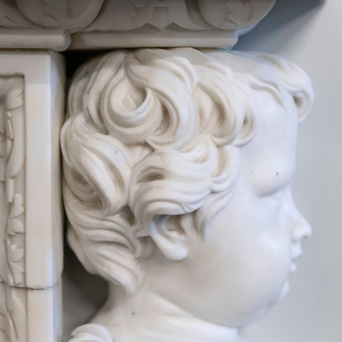 18th Century English Baroque Marble Fireplace | Appuldurcombe House | The Architectural Forum