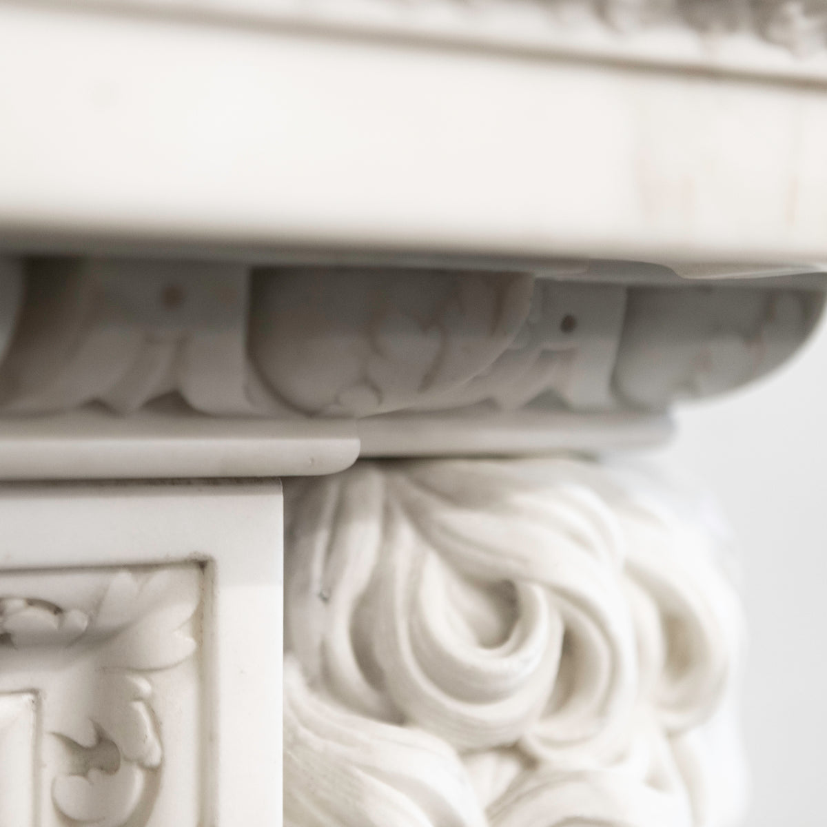 18th Century English Baroque Marble Fireplace | Appuldurcombe House | The Architectural Forum