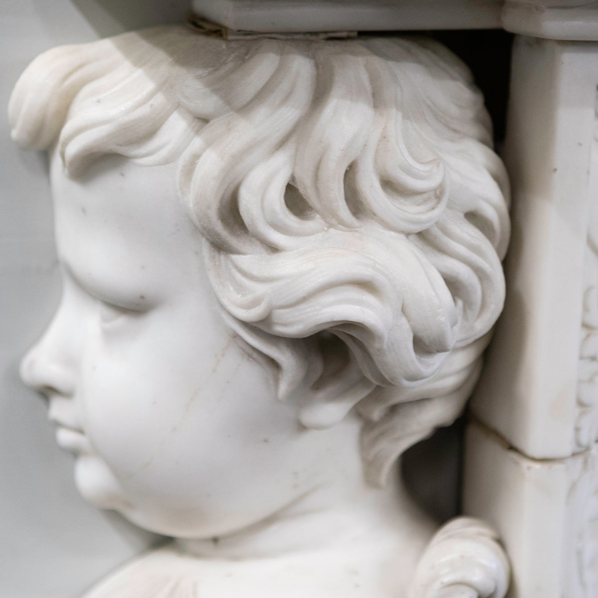 18th Century English Baroque Marble Fireplace | Appuldurcombe House | The Architectural Forum