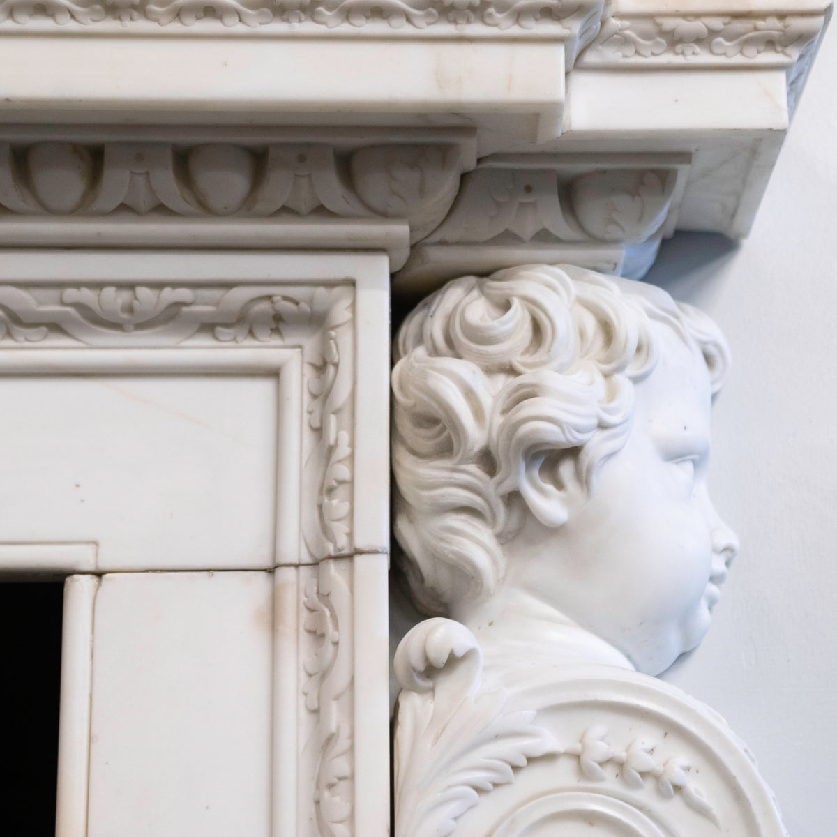 18th Century English Baroque Marble Fireplace | Appuldurcombe House | The Architectural Forum