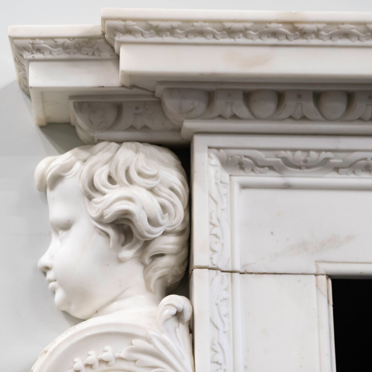 18th Century English Baroque Marble Fireplace | Appuldurcombe House | The Architectural Forum