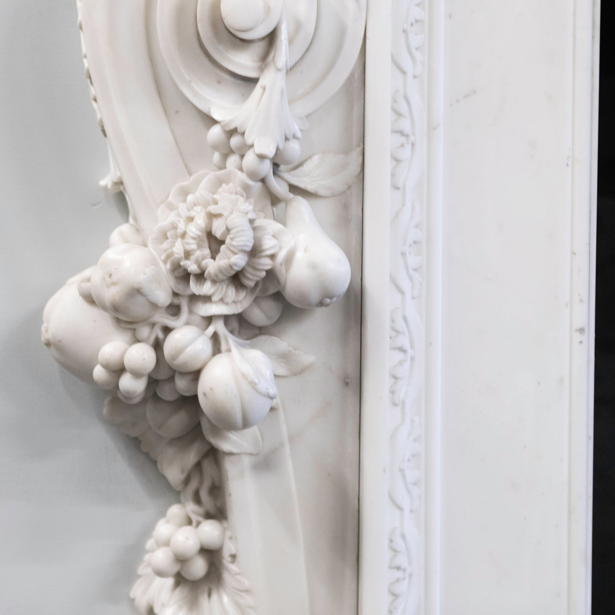 18th Century English Baroque Marble Fireplace | Appuldurcombe House | The Architectural Forum