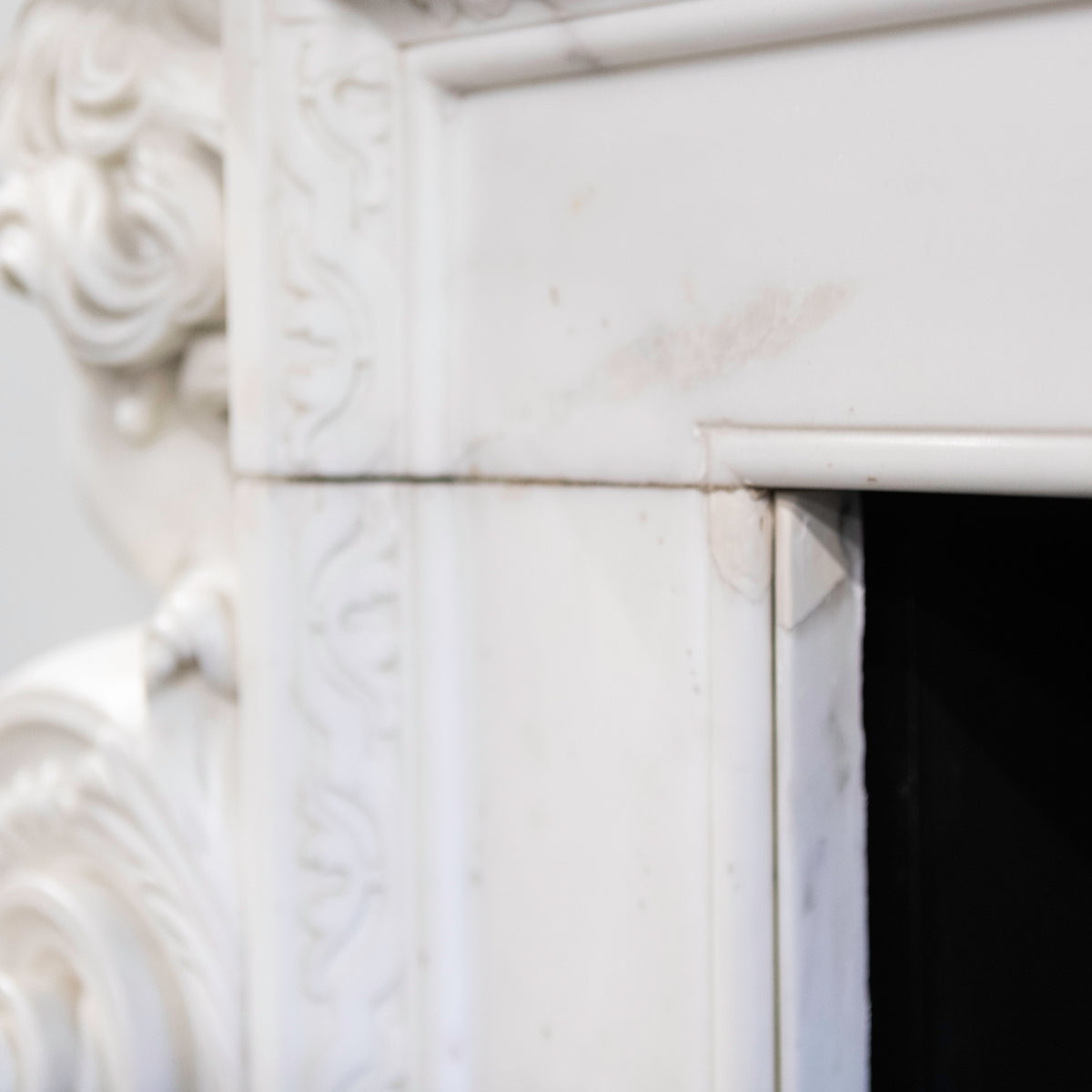 18th Century English Baroque Marble Fireplace | Appuldurcombe House | The Architectural Forum