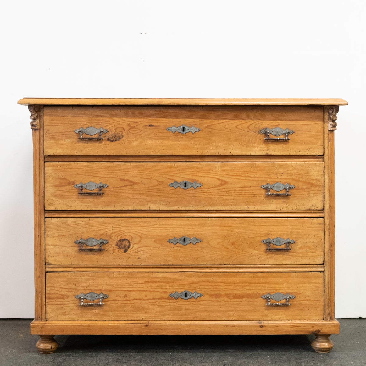 Antique Pine Continental Chest of Drawers | The Architectural Forum