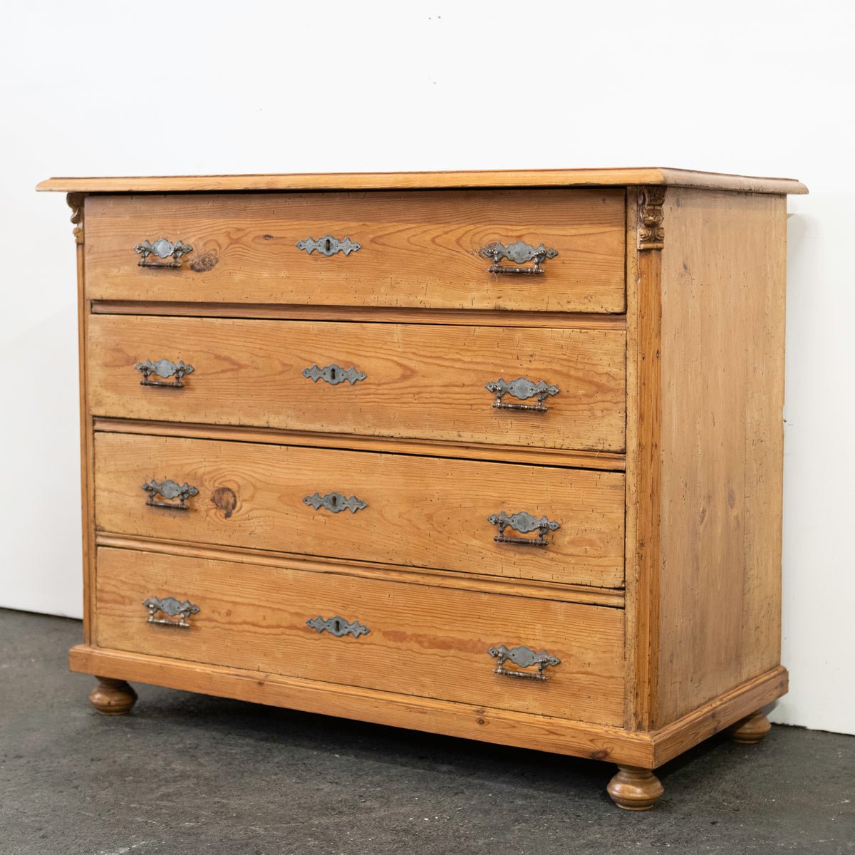 Antique Pine Continental Chest of Drawers | The Architectural Forum