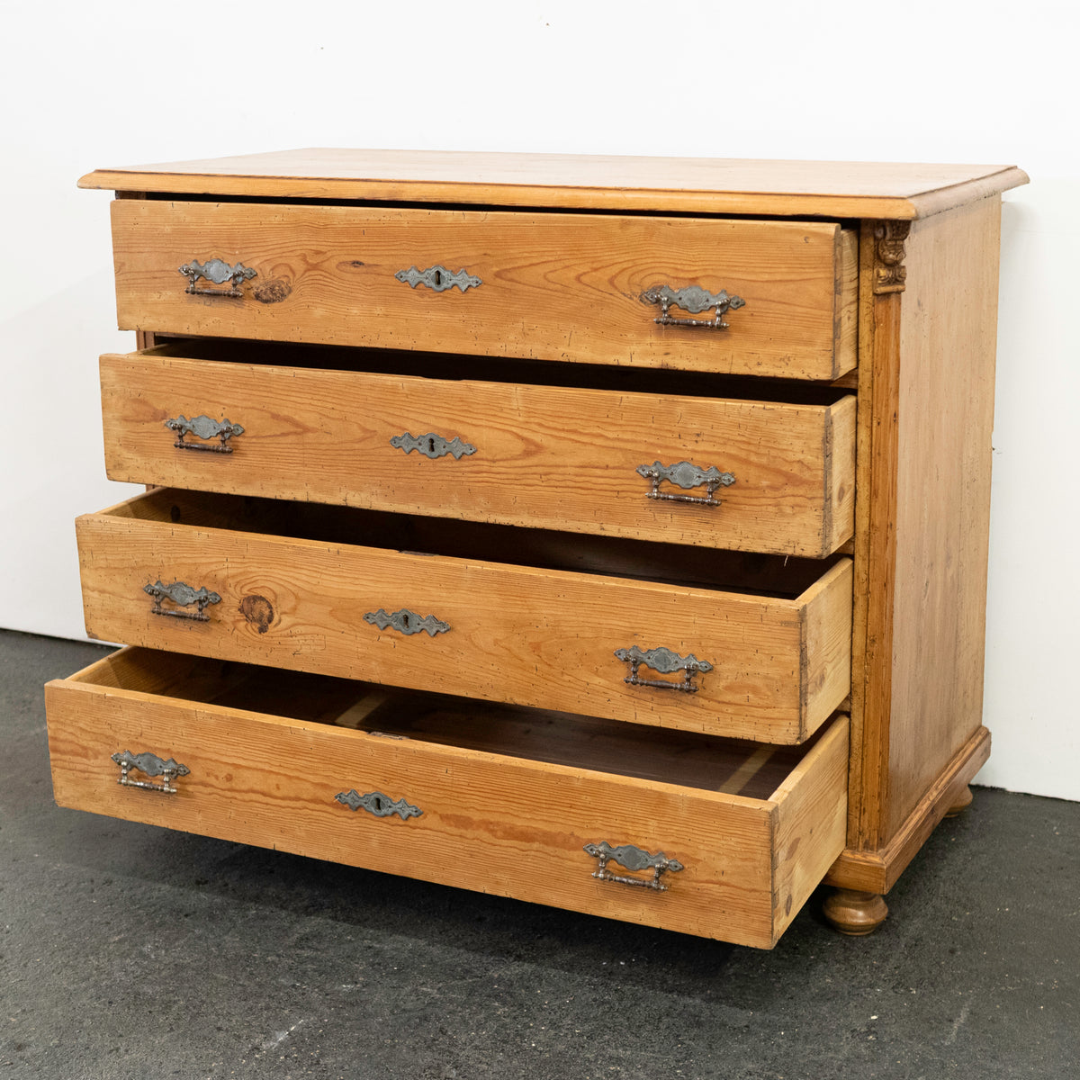 Antique Pine Continental Chest of Drawers | The Architectural Forum