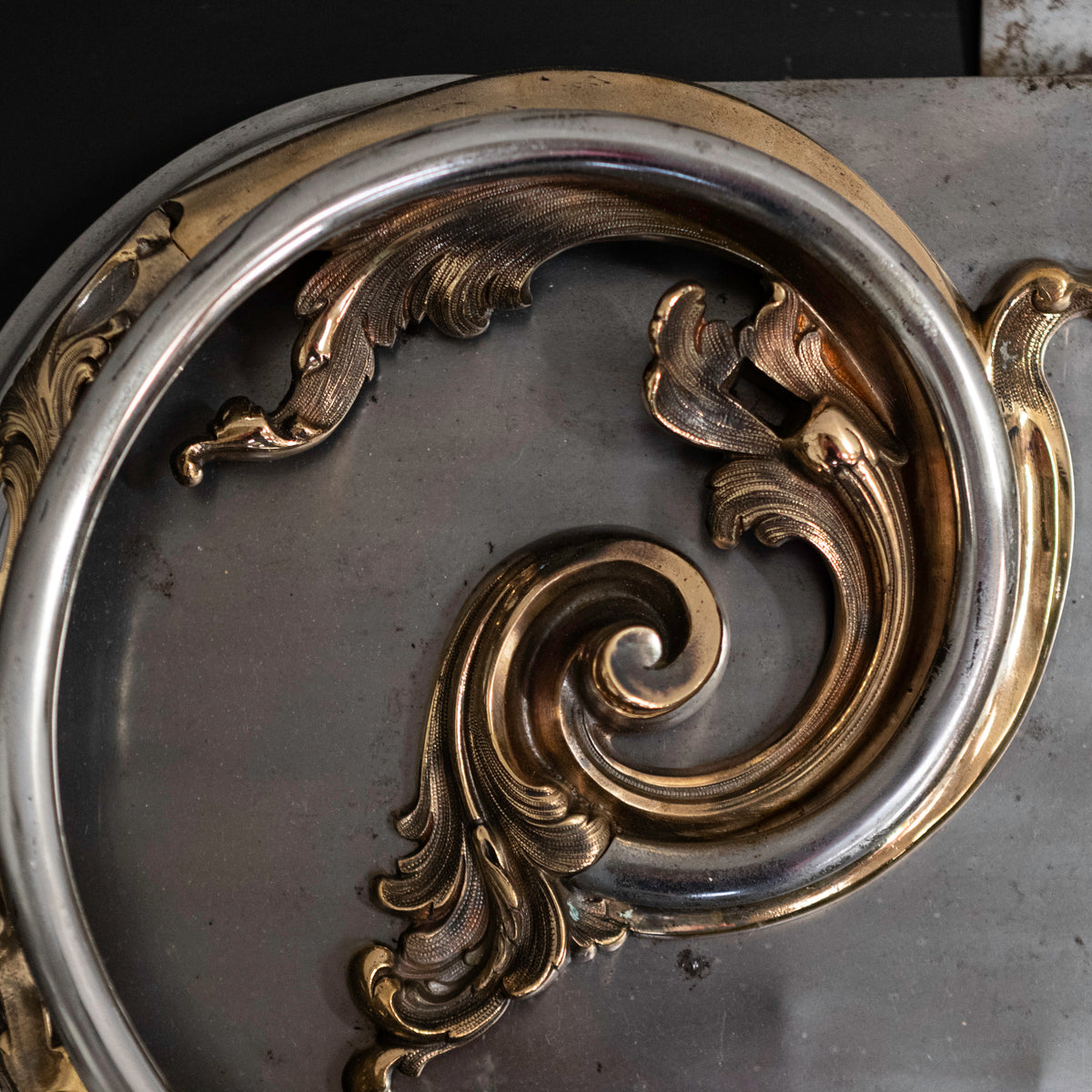 Antique Serpentine Rococo Fireplace Fender | The Architectural Forum