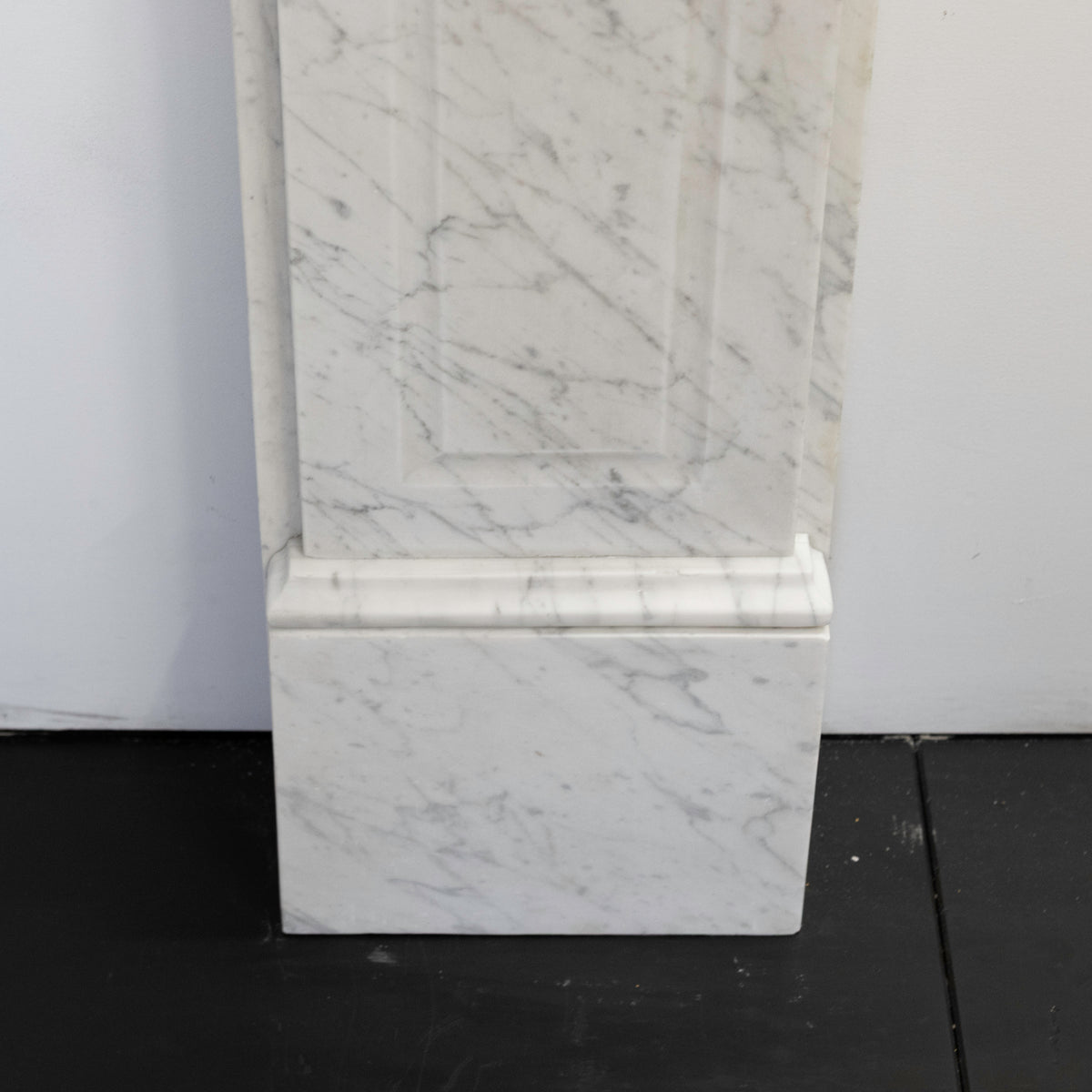 Antique Carrara Marble Fireplace Surround with Corbels | The Architectural Forum