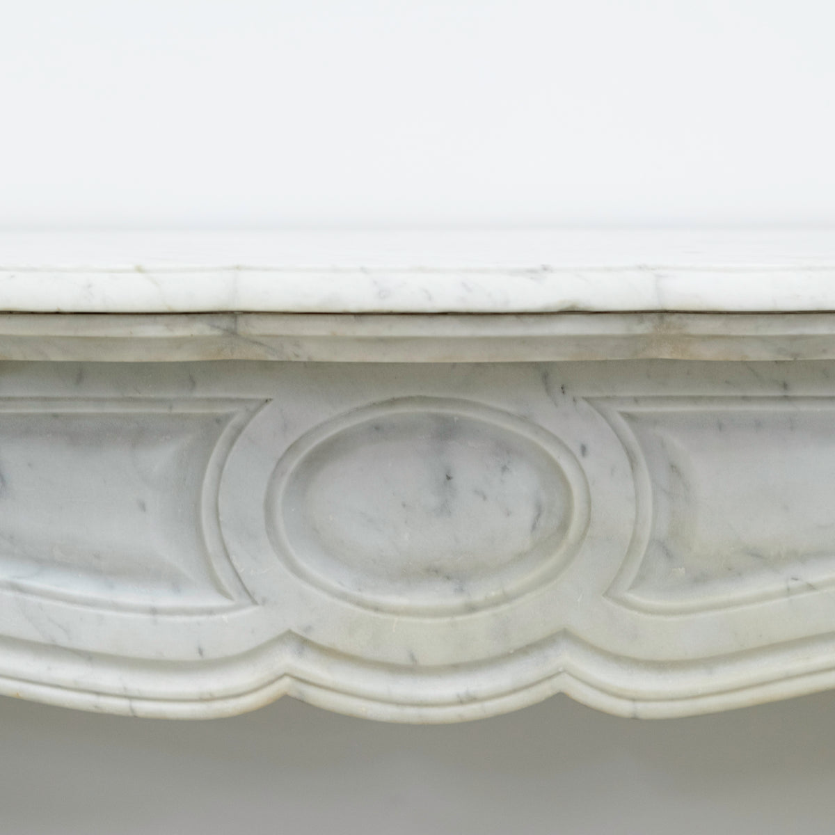 Antique French Style Louis Pompadour Marble Fireplace | The Architectural Forum