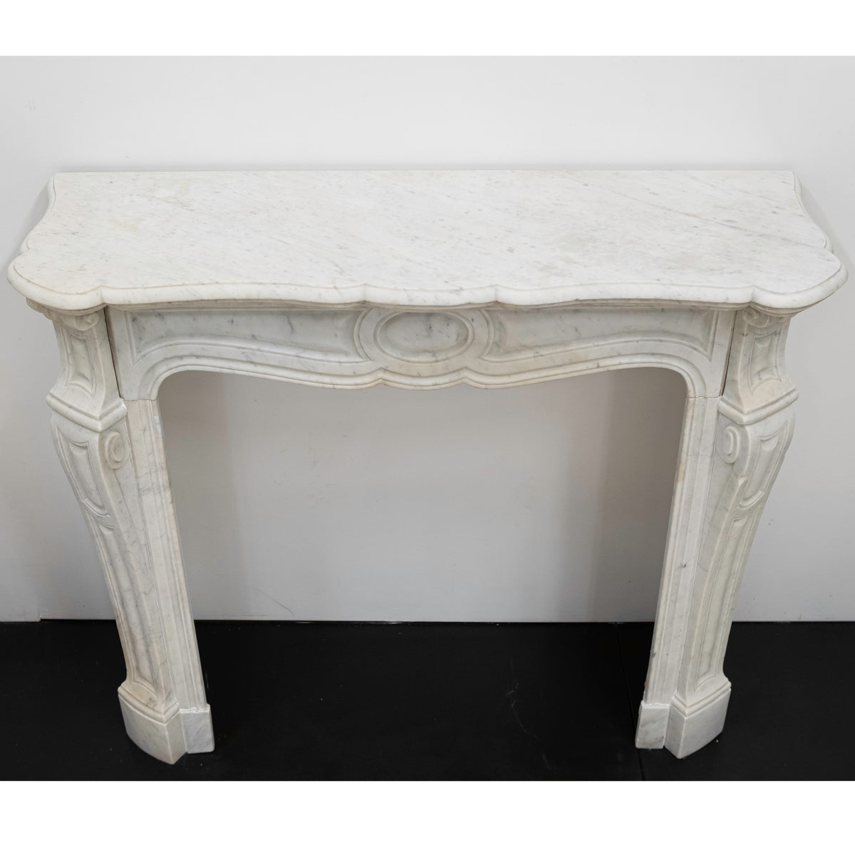 Antique French Style Louis Pompadour Marble Fireplace | The Architectural Forum