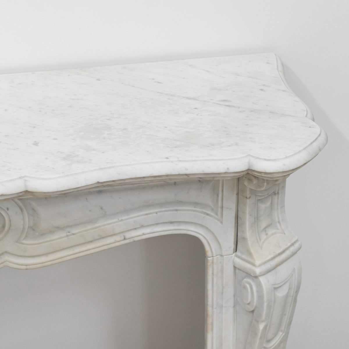 Antique French Style Louis Pompadour Marble Fireplace | The Architectural Forum