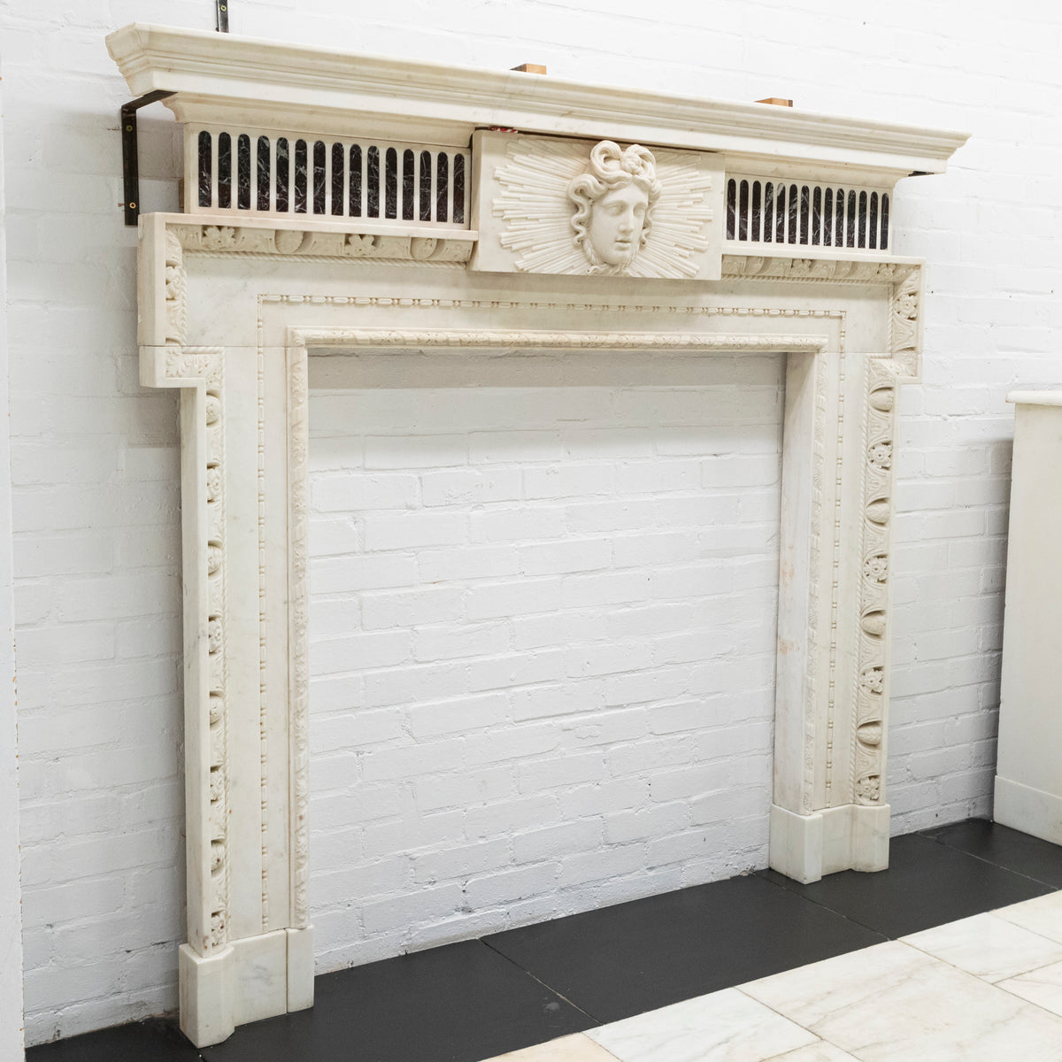 Splendid Antique Carved Marble Chimneypiece | William Kent | The Architectural Forum